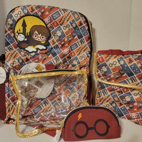 Harry potter Backpack 5 piece set - Picture 3 of 3